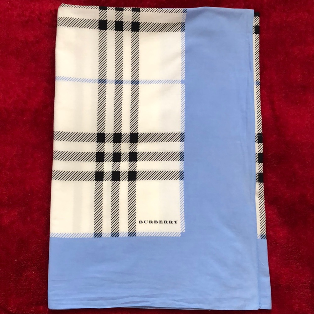Burberry Large Cotton Scarf/Wrap